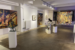 Fritz Martinz und Christine Eichinger in der Domenig  Galerie